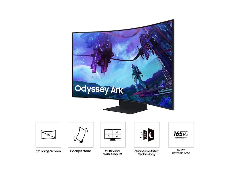 55 Inch Odyssey Ark 2nd Gen. 4K | 165Hz | Quantum Mini-LED | Gaming Screen