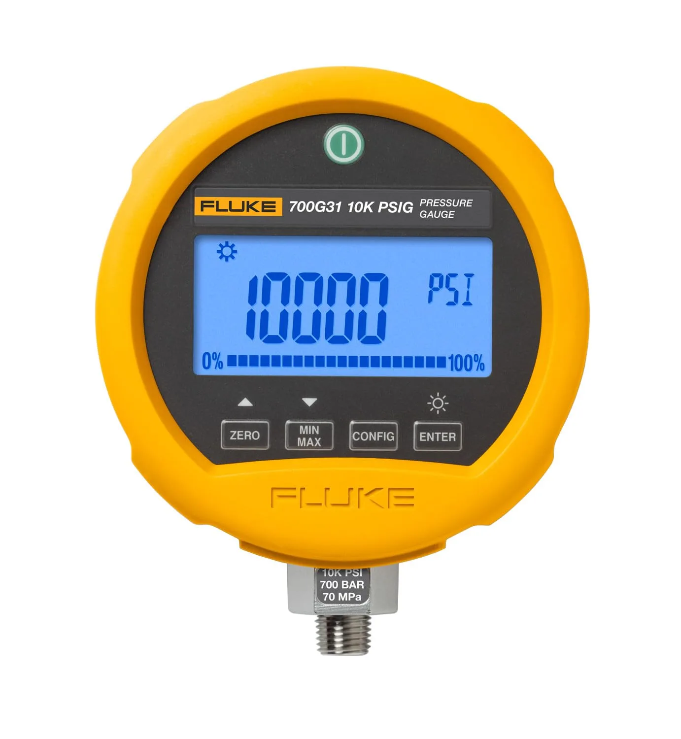 Fluke 700G31 Precision Pressure Test Gauge, 0 to 10000 psi