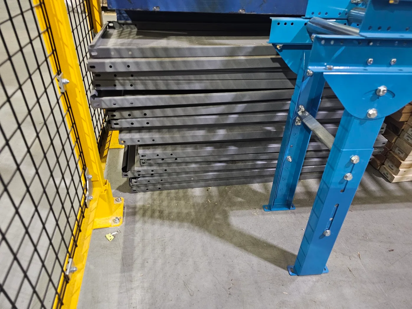 Grey Steel Shelving